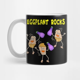 Eggplant Rocks Light Mug